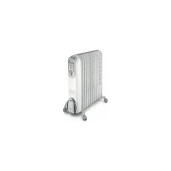 DeLonghi Radiateur à Bain D'huile Mobile Avec 3 Niveaux Puissance 900W 1600W 2...