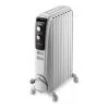 DeLonghi Radiateur Bain D'huile Avec Thermostat Réglable 2000 W Blanc