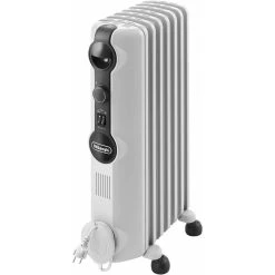 DeLonghi Radiateur à Bain D'huile Mobile 700W 800W 1500W Blanc
