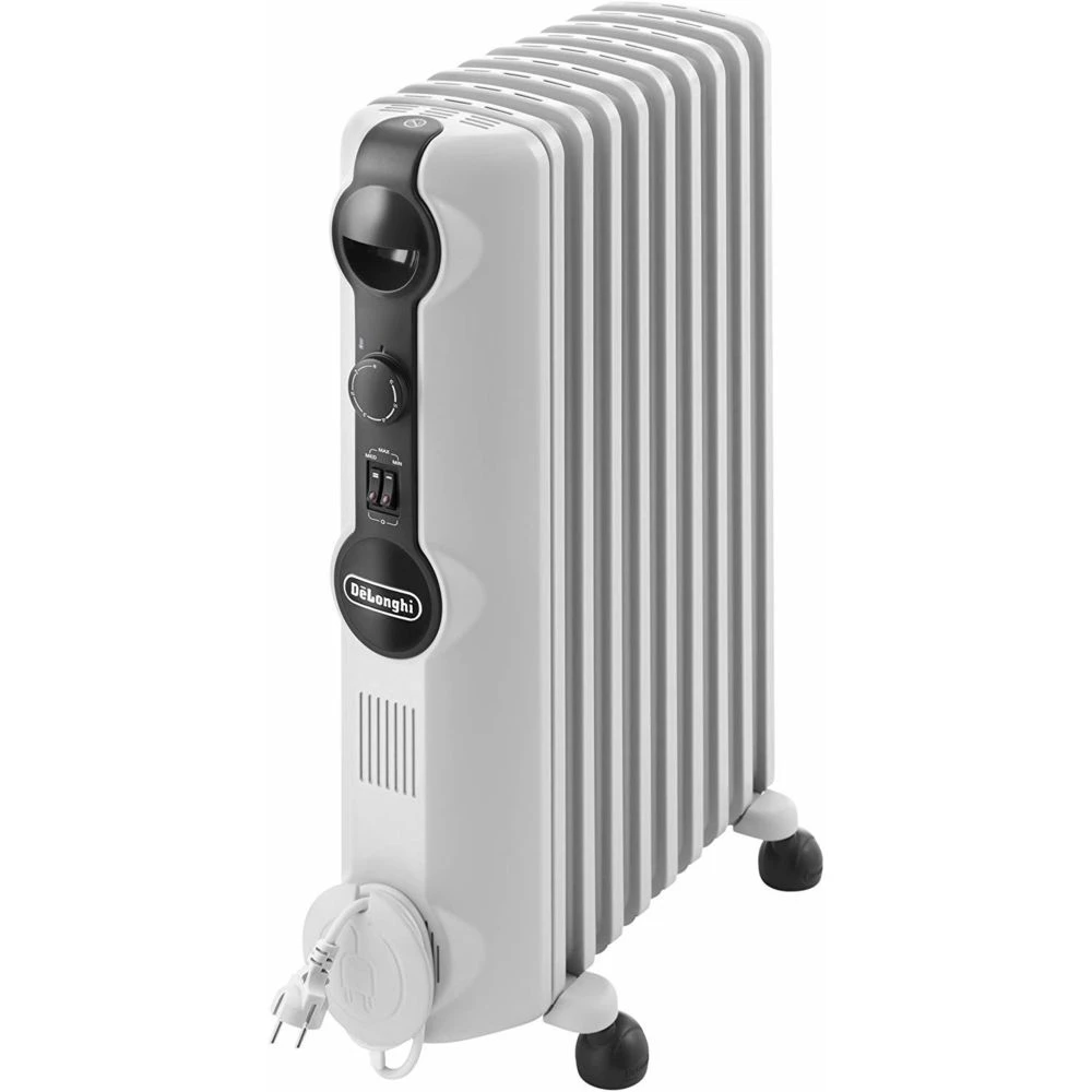 DeLonghi Radiateur Ă Bain D'huile Mobile Avec 3 Niveaux Puissance 900W 1100W 2...