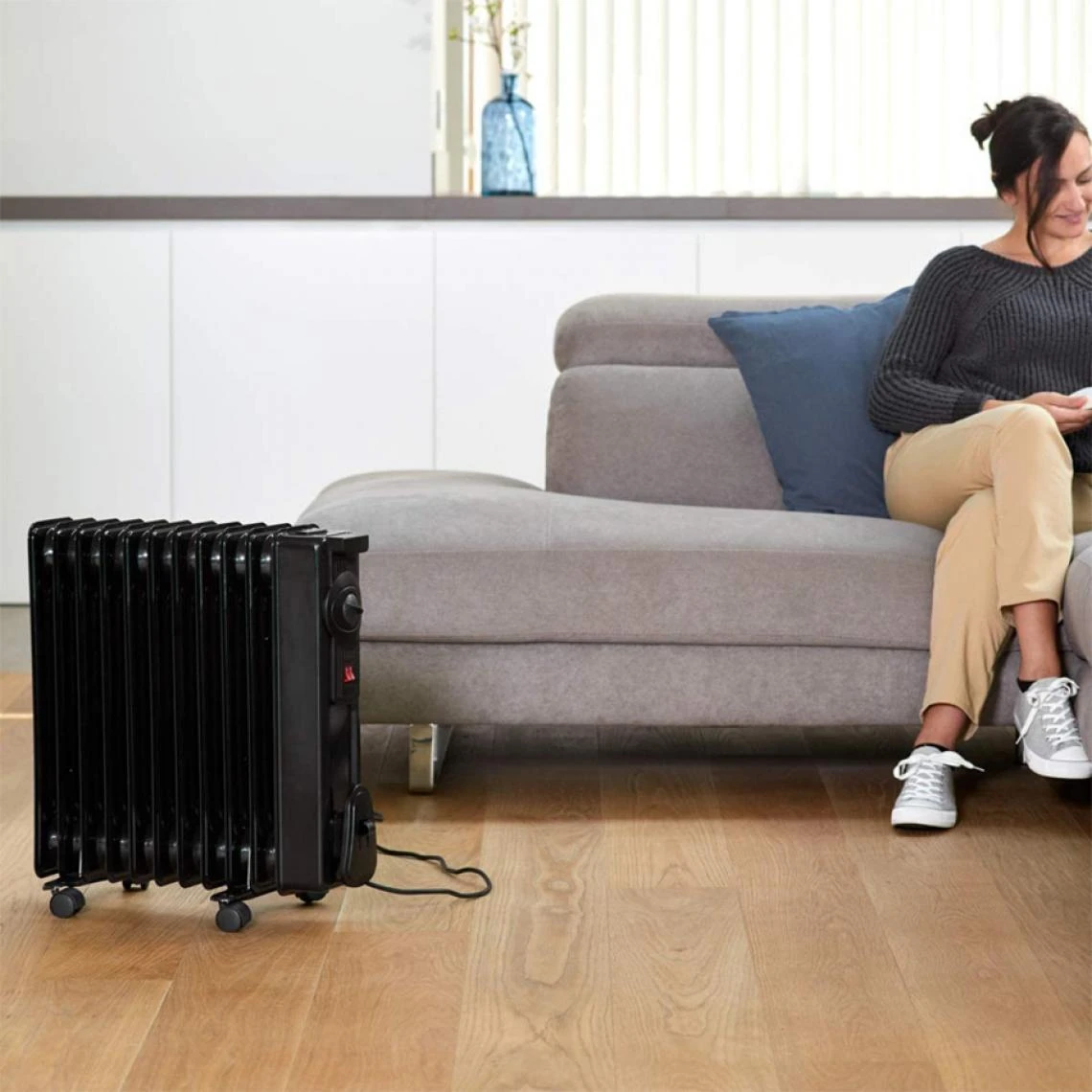 Black & Decker Black And Decker - Radiateur à Huile 1500 W Cellules 140 Mm, Thermost... – Image 2