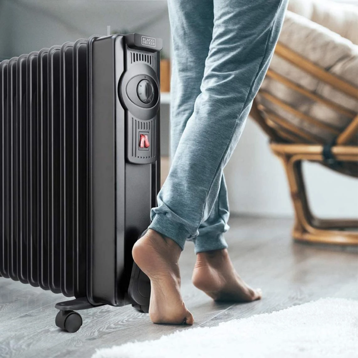 Black & Decker Black And Decker - Radiateur à Huile 1500 W Cellules 140 Mm, Thermost... – Image 4