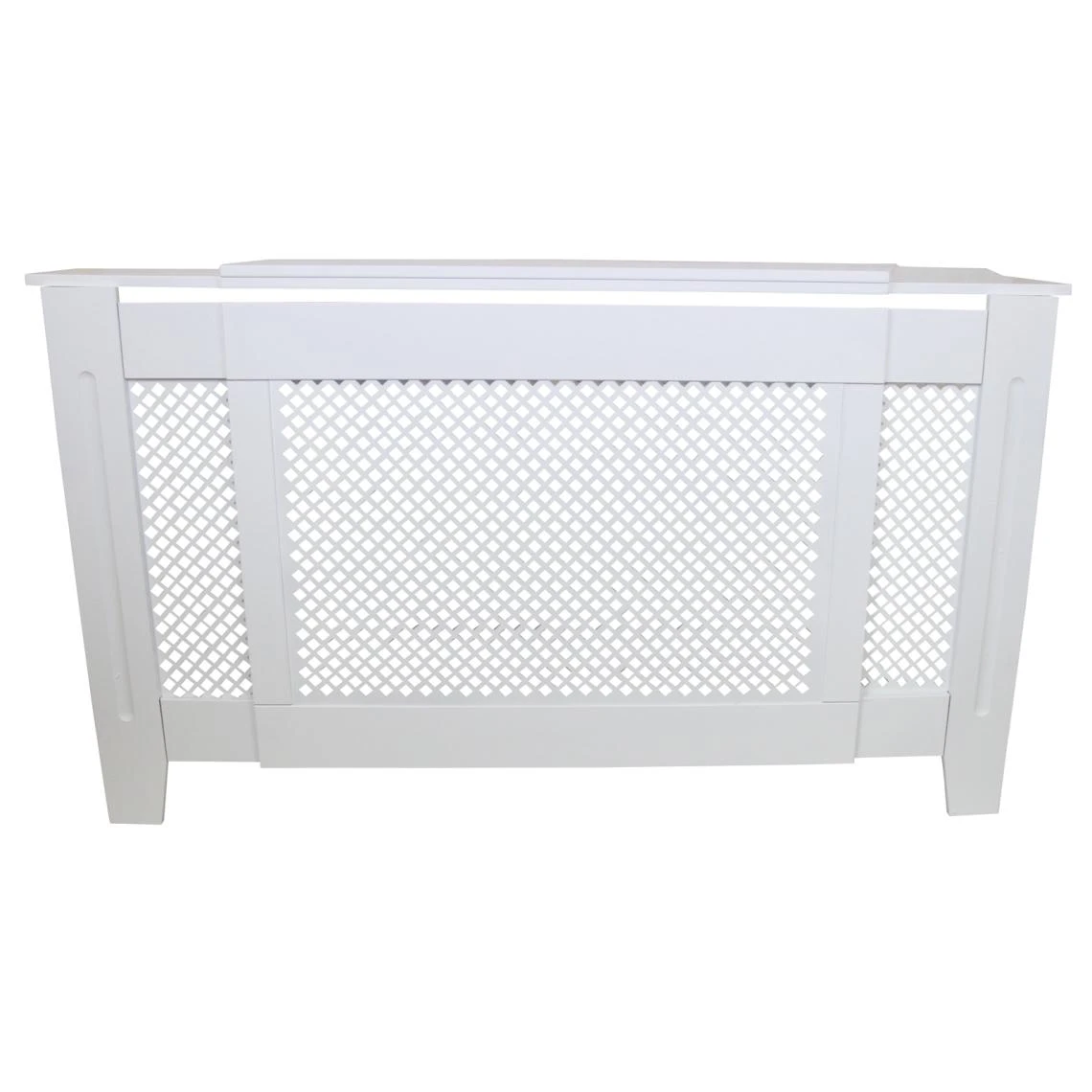 MonsterShop Cache Radiateur Ajustable En MDF Blanc De 140cm à 192cm De Large – Image 2