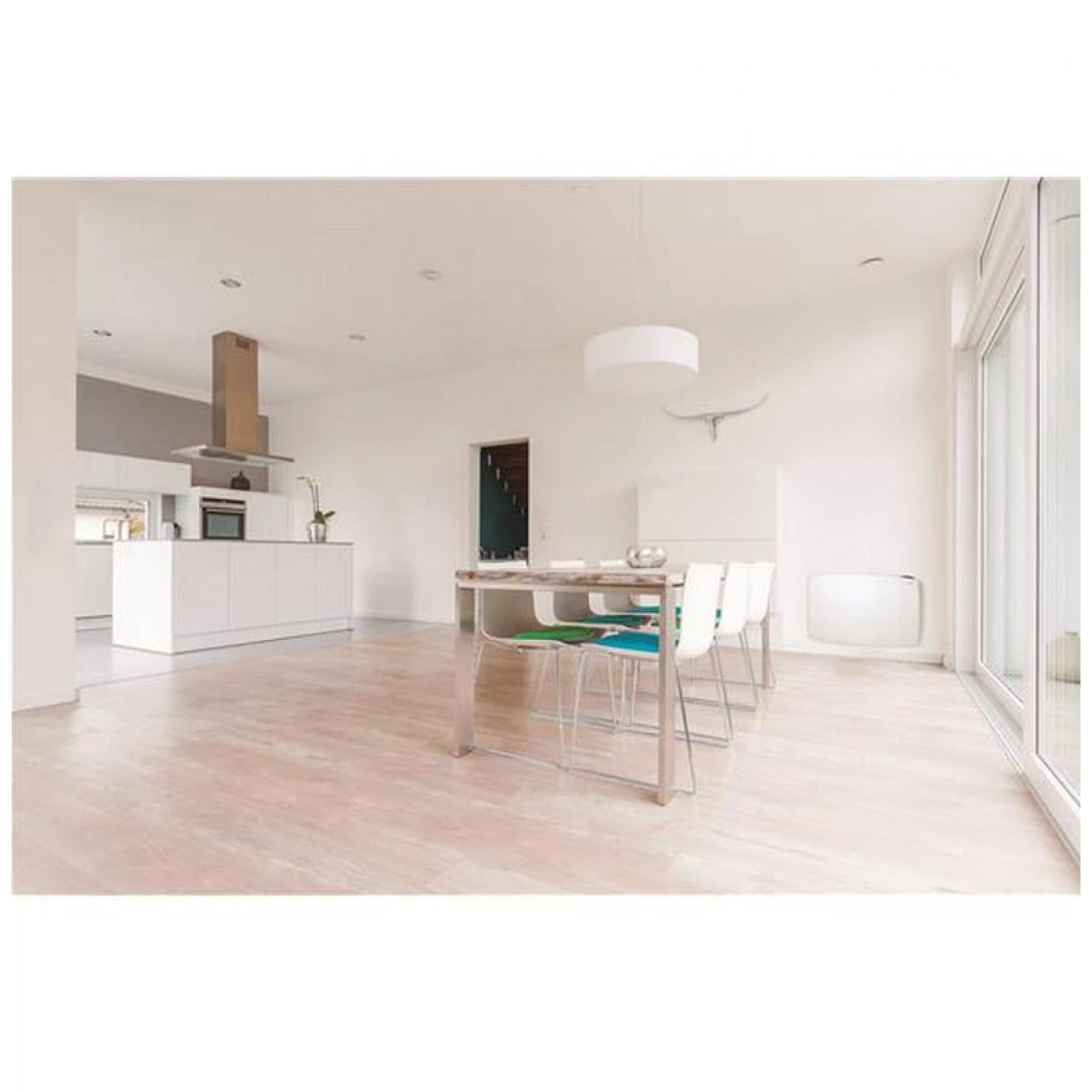 Radiateur Décoratif à Inertie 750w Blanc - 0.637.995 - DUCASA – Image 2