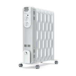 Radiateur à Bain D'huile 2500w Blanc - ORSO2500 - SUPRA