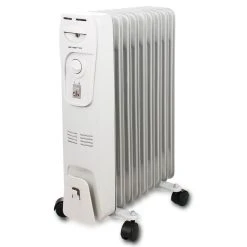 EMERIO Radiateur à Huile 9 Éléments, 3 Niveaux De Puissance, Régulateur D...