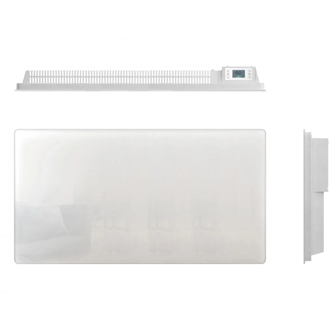 Kalia Radiateur à Inertie Céramique GLASS Verre 2000W – Image 3