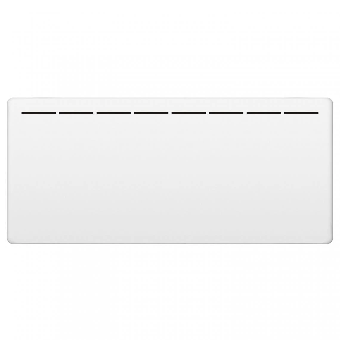 Kalia Radiateur électrique à Inertie TANA Blanc Fonte 2000W