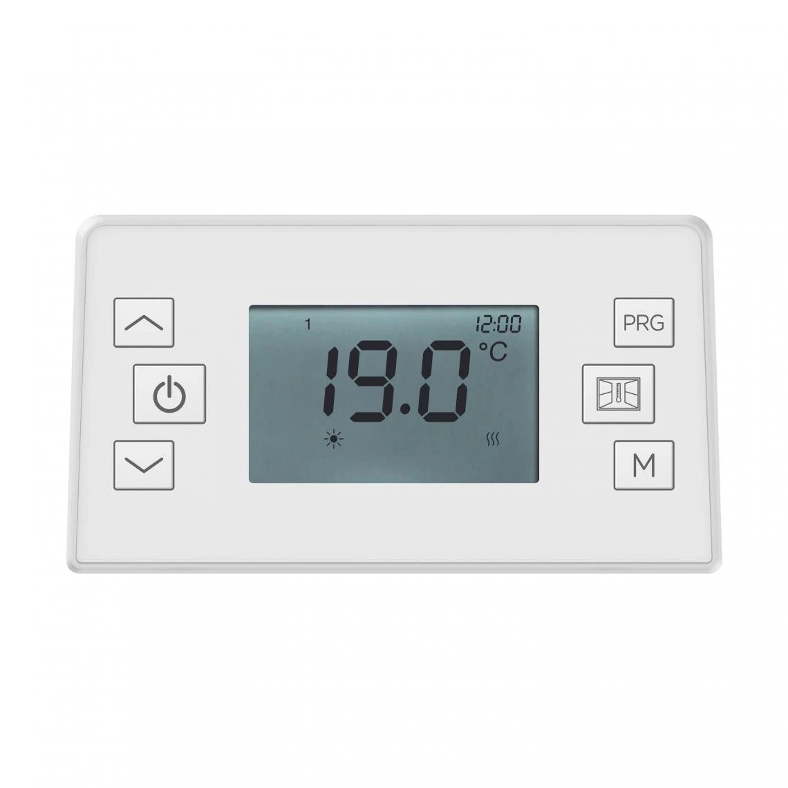 Kalia Radiateur électrique à Inertie TANA Blanc Fonte 2000W – Image 4