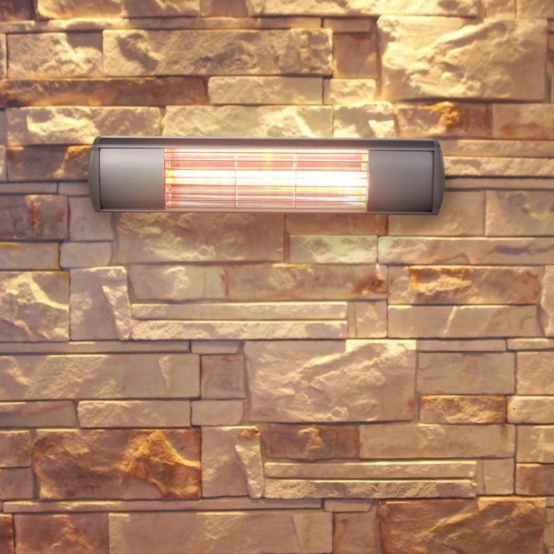 Radiateur Électrique Réchauffeur Infrarouges Halogène Kekai Golden ... – Image 5