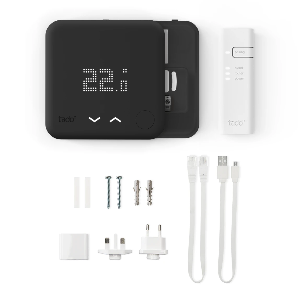 Tado Thermostat Connecté Filaire Black Edition Kit De Démarrage V3+ - 2 T... – Image 9