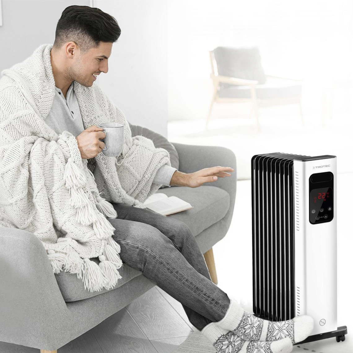 TROTEC Radiateur Bain D'huile TRH 28 E – Image 5