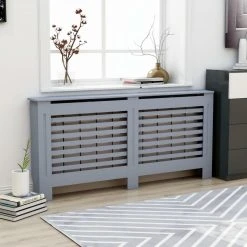 VidaXL Cache-radiateur Anthracite 172x19x81 Cm MDF