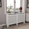VidaXL Cache-radiateur Blanc 152x19x81,5 Cm MDF