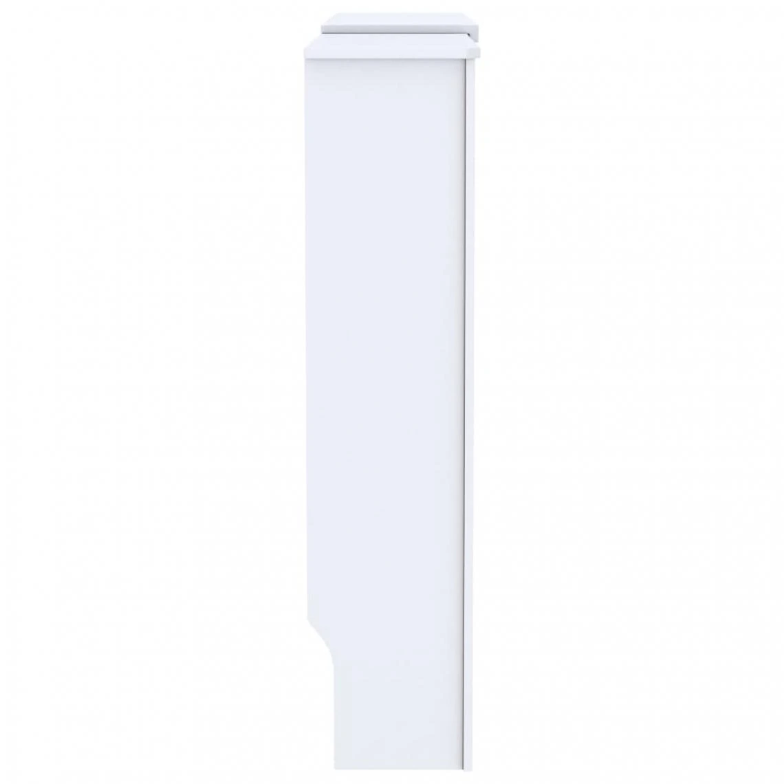 VidaXL Cache-radiateur MDF Blanc 205 Cm – Image 4