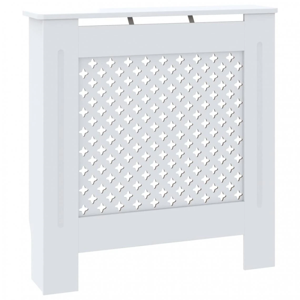 VidaXL Cache-radiateur MDF Blanc 78 Cm – Image 2