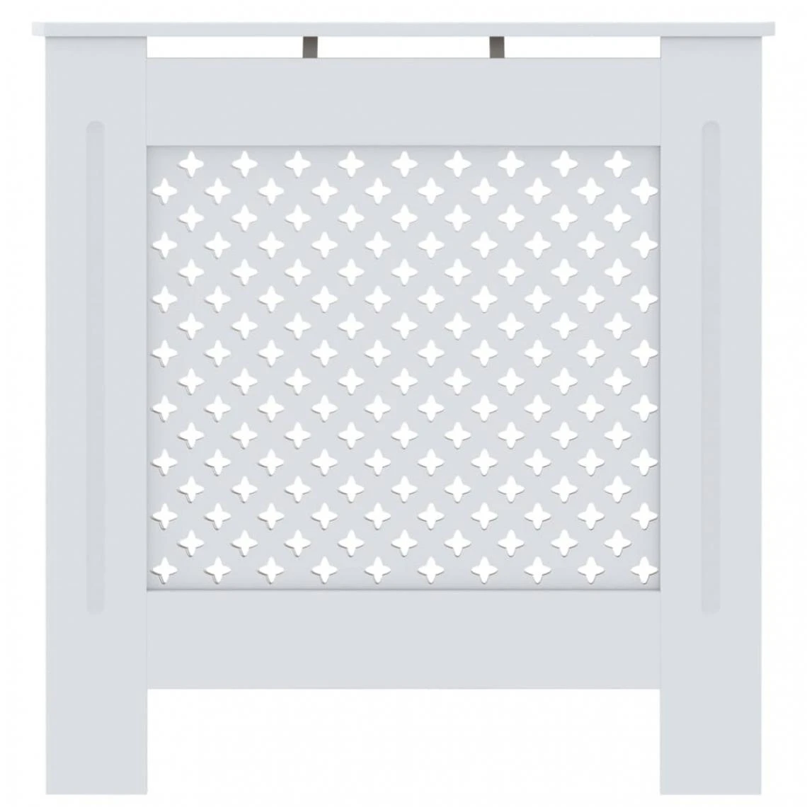 VidaXL Cache-radiateur MDF Blanc 78 Cm – Image 3