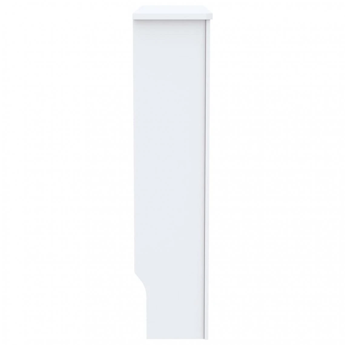 VidaXL Cache-radiateur MDF Blanc 78 Cm – Image 4
