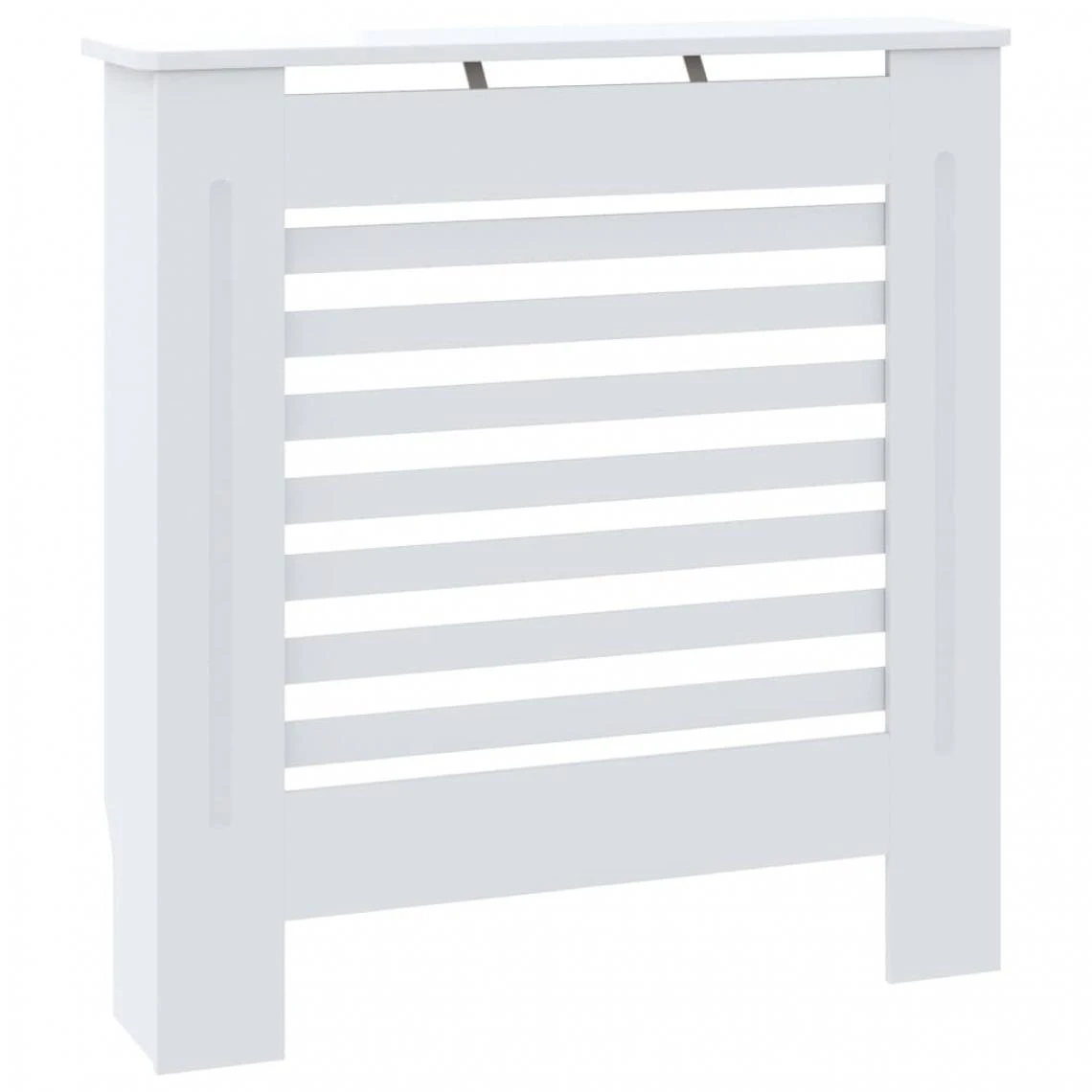 VidaXL Cache-radiateur MDF Blanc 78 Cm – Image 2