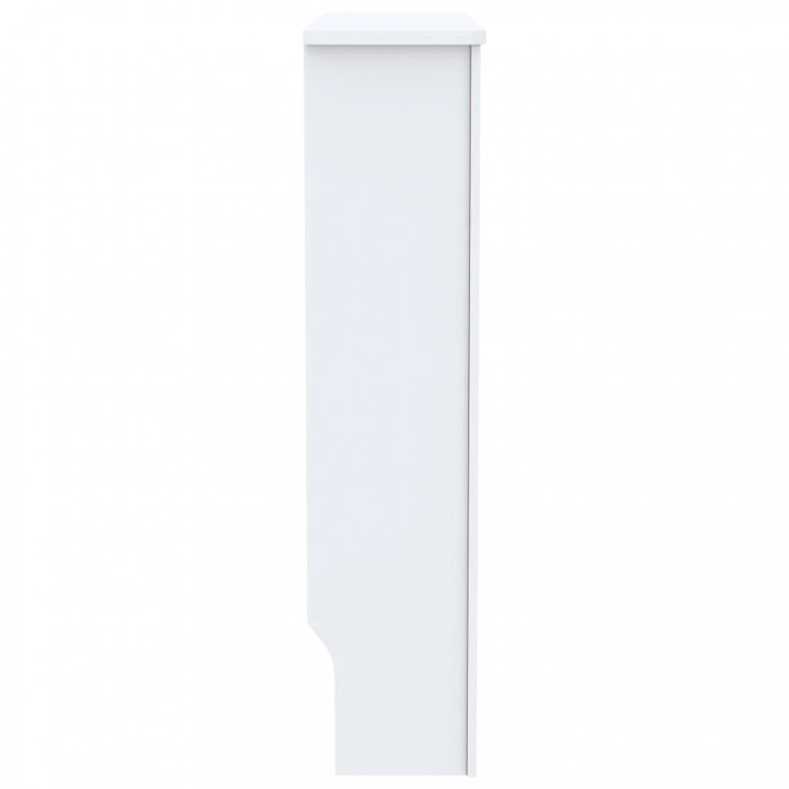 VidaXL Cache-radiateur MDF Blanc 78 Cm – Image 4