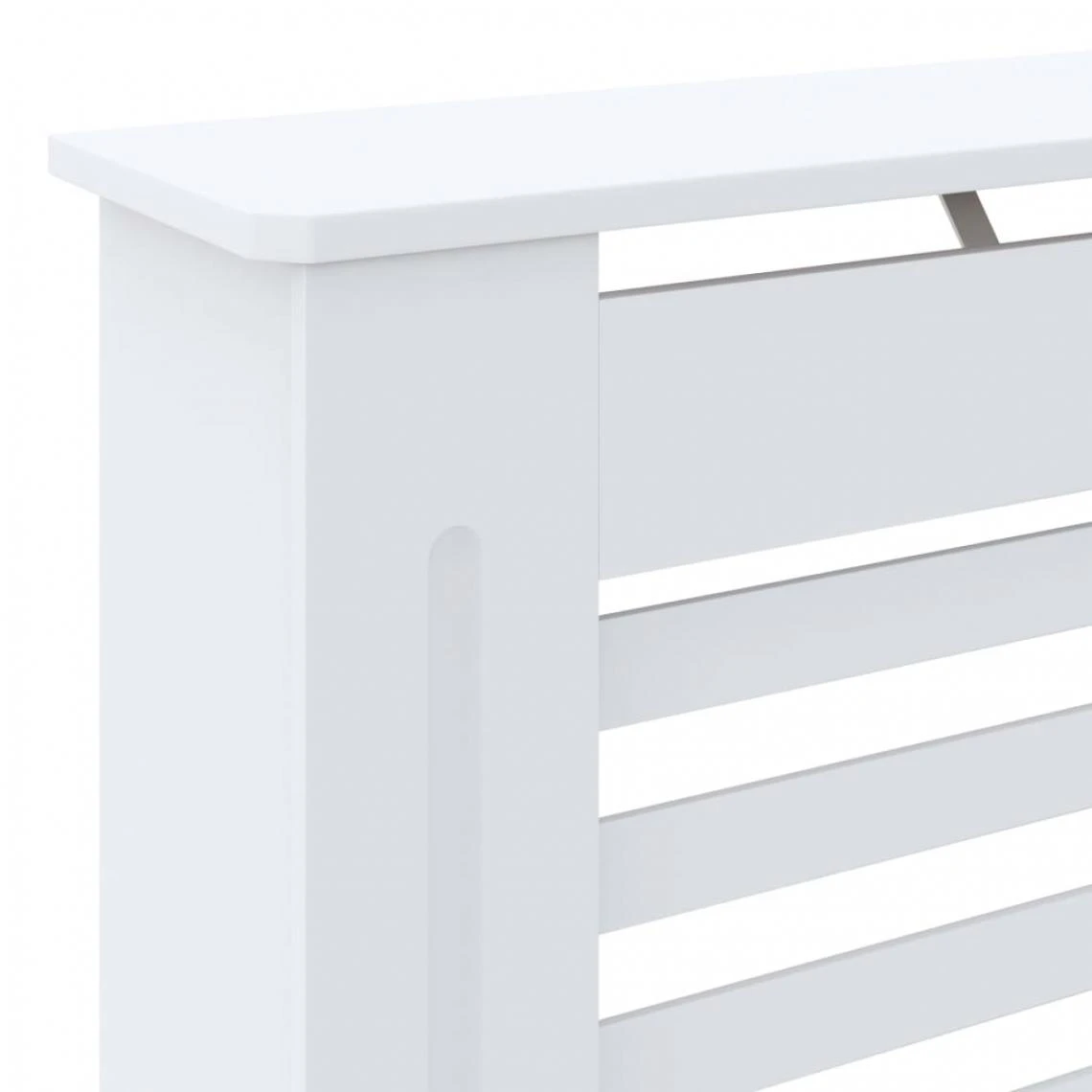 VidaXL Cache-radiateur MDF Blanc 78 Cm – Image 5