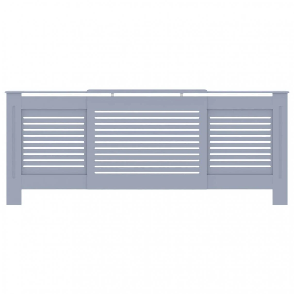 VidaXL Cache-radiateur MDF Gris 205 Cm – Image 3