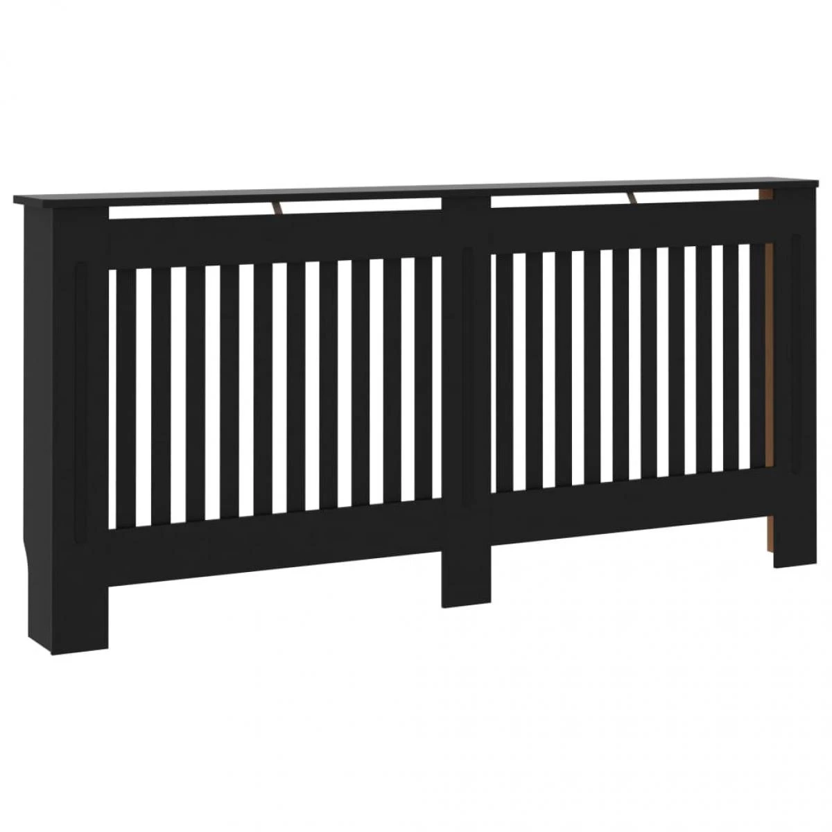 VidaXL Cache-radiateur Noir 172x19x81 Cm MDF – Image 2