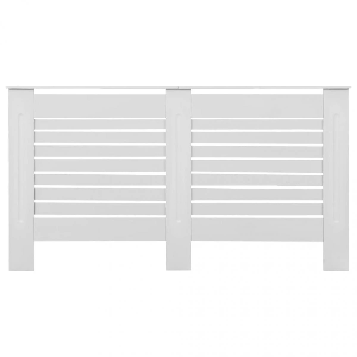 VidaXL Cache-radiateurs 2 Pcs Blanc 152x19x81,5 Cm MDF – Image 4