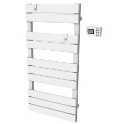 VOLTMAN - Seche Serviettes Barres Plates - Sec Chauffant - 500W - Prog...